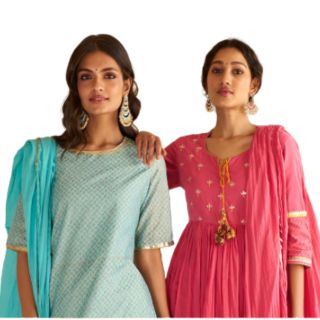 Steal Deals - Women's Kurta & Kurta Sets at Min.55% Off | Extra 10% instant Bank Off !!